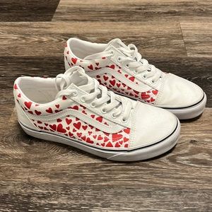 Vans classic heart shoes